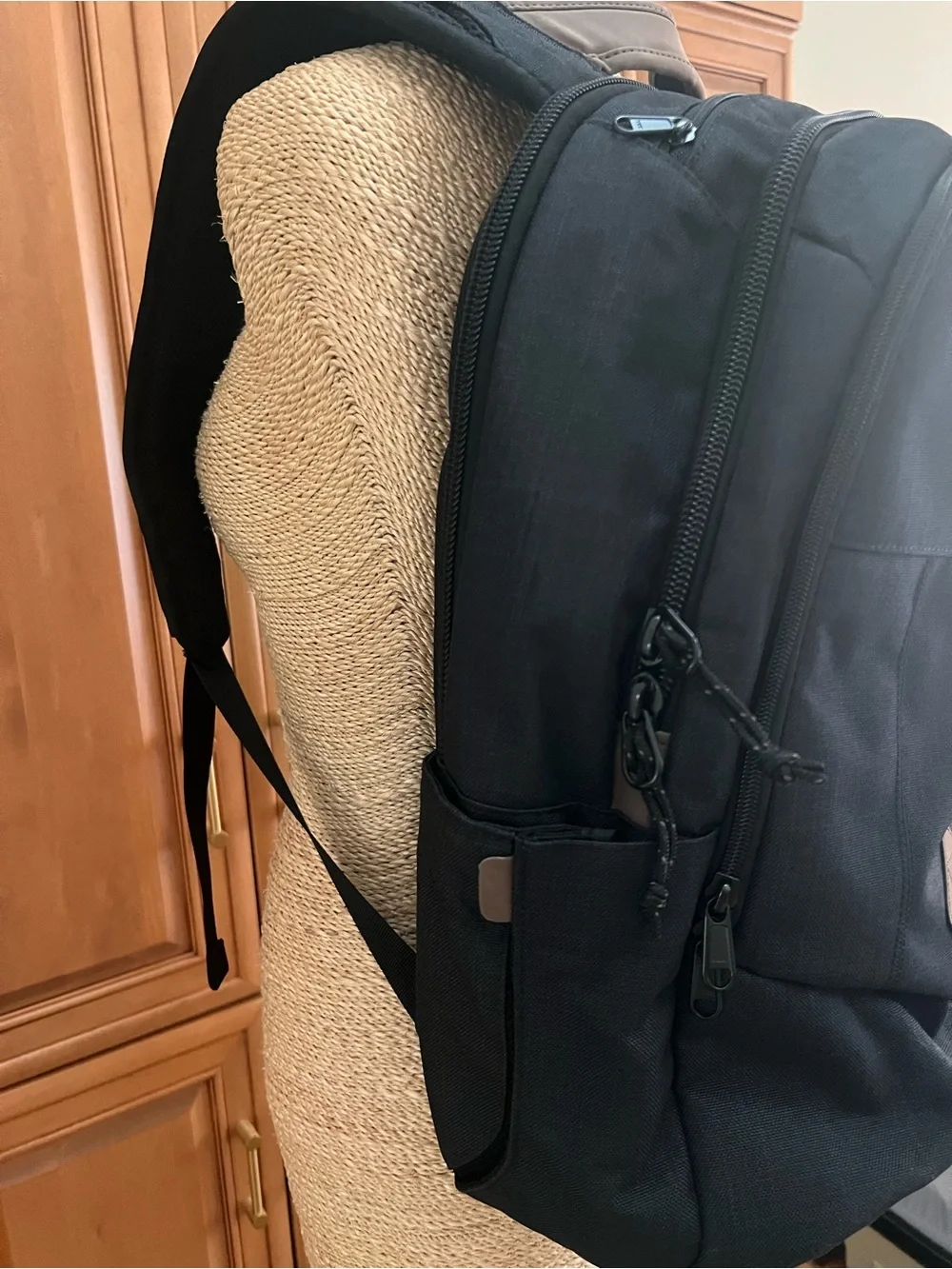 SMITH Black Men's Urban Commuter Backpack